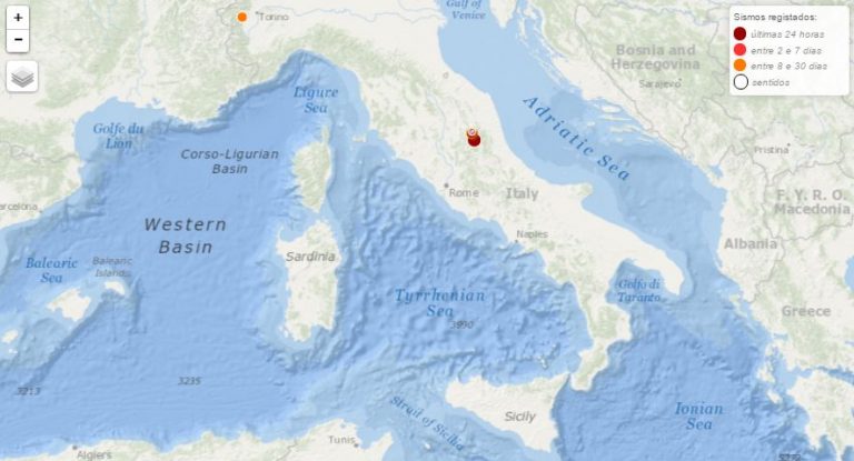 Mais de 70 mortos em sismo no centro de Itália (at.)
