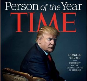 Trump eleito personalidade do ano pela revista TIME