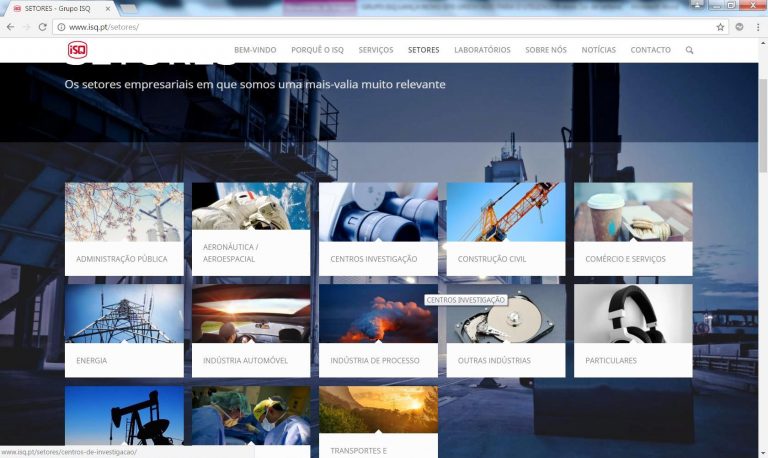 Grupo ISQ lança novo site orientado para o utilizador