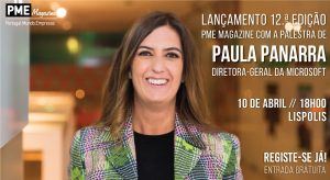 convite pme magazine paula panarra