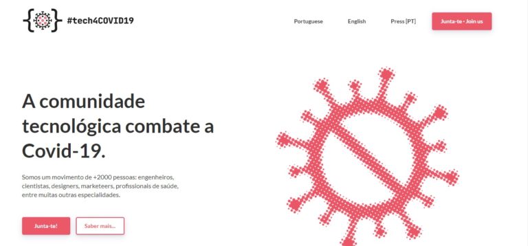 Comunidade tecnológica junta-se para fazer face ao Covid-19