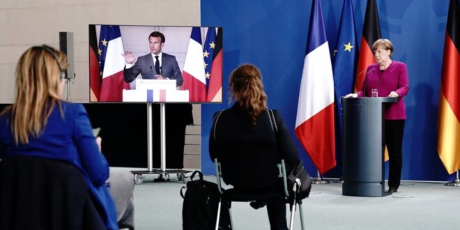 Macron e Merkle pedem reabertura das fronteiras