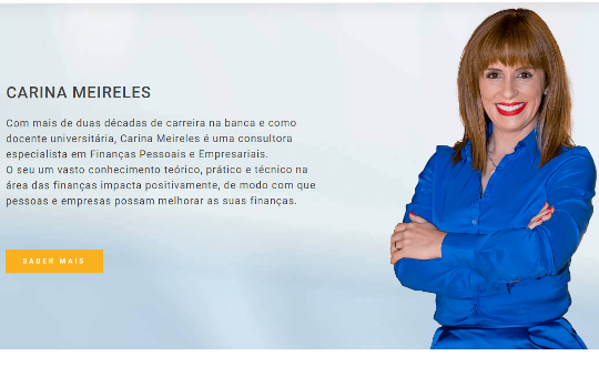 Carina Meireles consultoria website