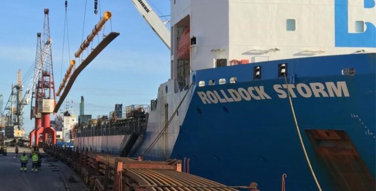 Porto de Lisboa recebe 9.500 toneladas de carril