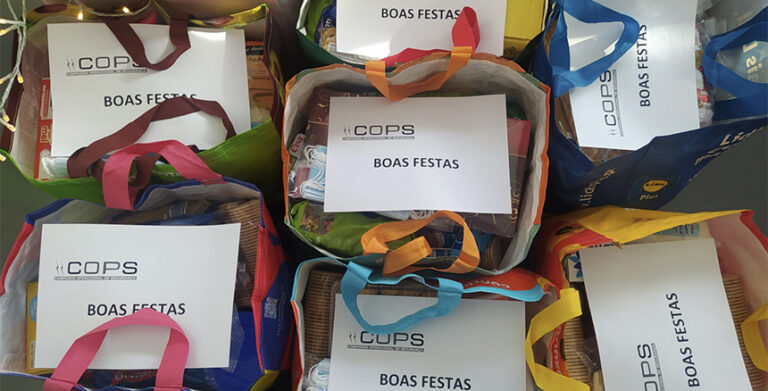 COPS solidária com oferta de cabazes de Natal na Guarda