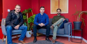 Gonçalo Consiglieri, Gianluca Pereyra e Bruno Matias são os fundadores da visor.ai (Foto: Divulgação)