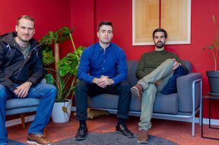 Gonçalo Consiglieri, Gianluca Pereyra e Bruno Matias são os fundadores da visor.ai (Foto: Divulgação)