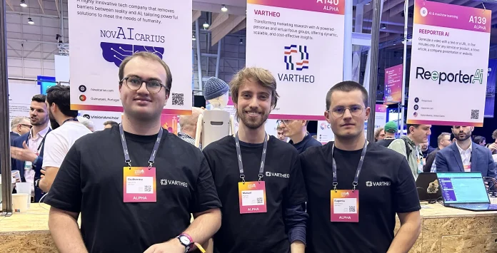 Fundadores da Vartheo na Web Summit Lisboa 2024