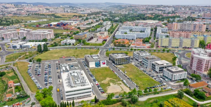 Vista aérea do Lispolis, no Polo Tecnológico de Lisboa