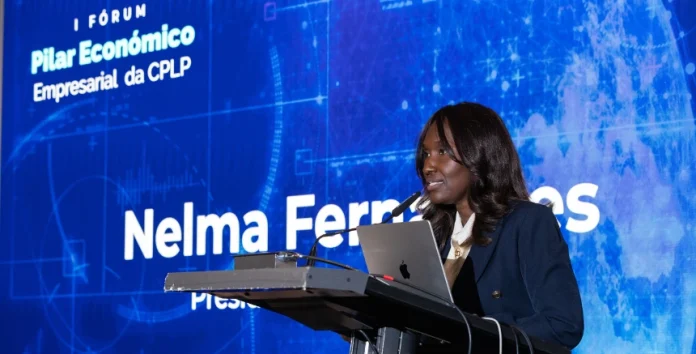 Nelma Fernandes discursa no I Fórum CE CPLP
