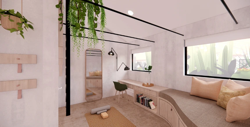 Quarto da Traditional Dream Factory, no Alentejo 